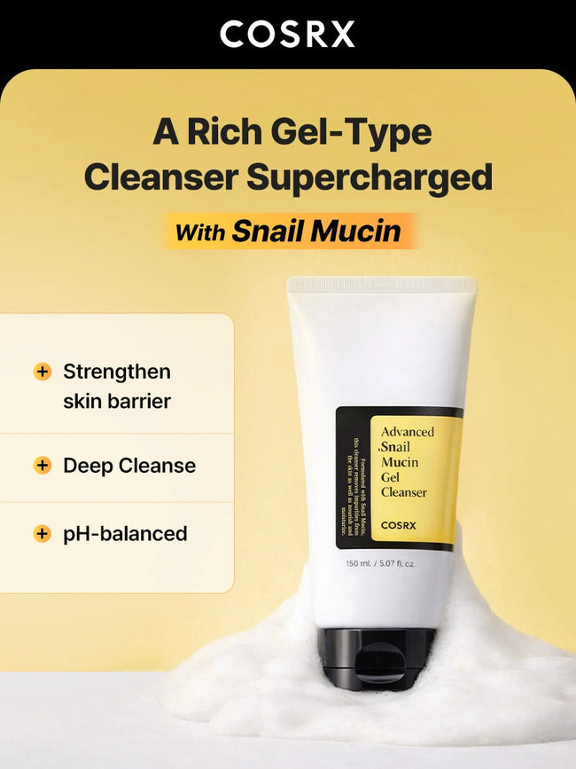 Advanced Snail Mucin Gel Cleanser Main Image