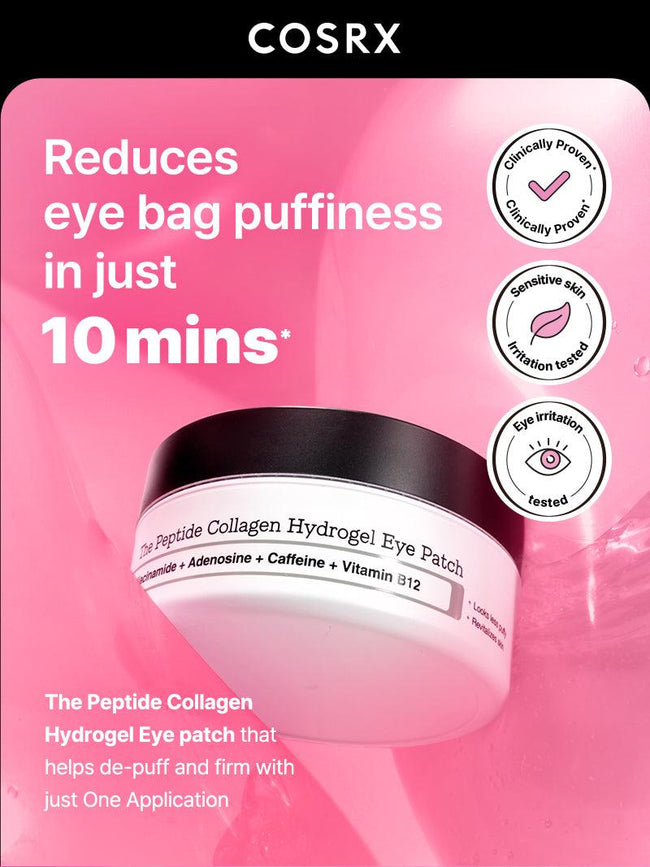 THE PEPTIDE COLLAGEN HYDROGEL EYE PATCH Main Image