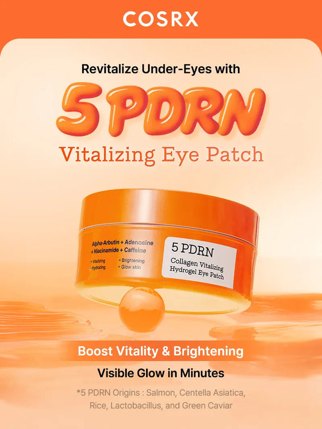 COSRX 5 PDRN Collagen Vitalizing Hydrogel Eye Patch Hover Image