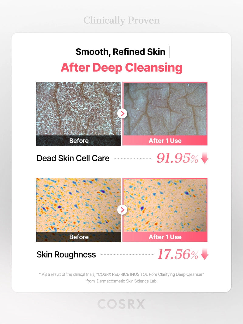 COSRX RED RICE INOSITOL Pore Clarifying Deep Cleanser
