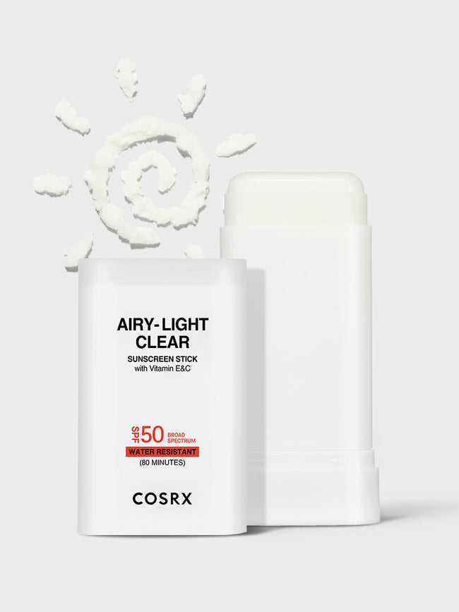 COSRX AIRY-LIGHT OIL CONTROL CLEAR SUNSCREEN STICK SPF 50 Hover Image