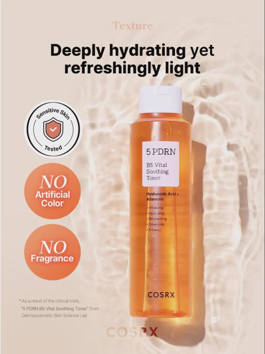 COSRX 5 PDRN B5 Vital Soothing Toner