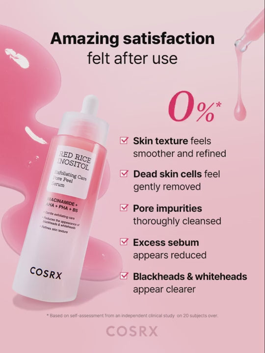 COSRX RED RICE INOSITOL Exfoliating Care Pore Wash-Off Peel Serum