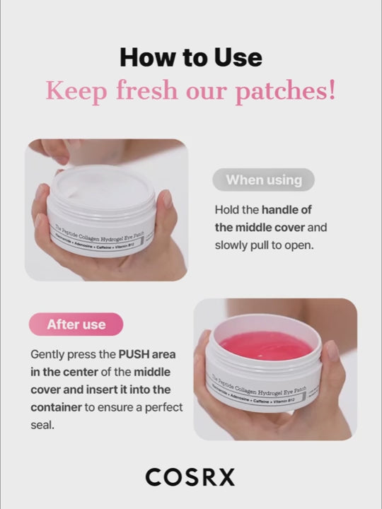 THE PEPTIDE COLLAGEN HYDROGEL EYE PATCH