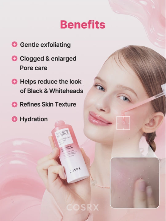 COSRX RED RICE INOSITOL Exfoliating Care Pore Wash-Off Peel Serum