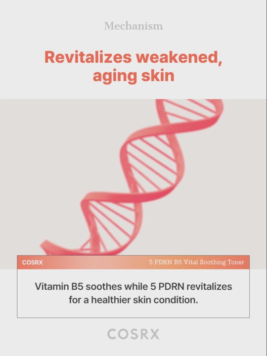 COSRX 5 PDRN B5 Vital Soothing Toner
